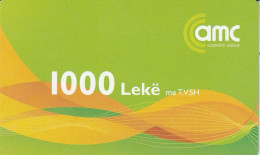 PREPAID PHONE CARD ALBANIA  (CV3938 - Albanië