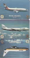 3 PREPAID PHONE CARDS AEREI (CV5587 - Airplanes