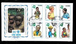 République Du Zaire - Année Internationale De L'enfant 1979 - Premier Jour - IJDK 034 - UNICEF