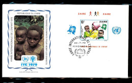 République Du Zaire - Année Internationale De L'enfant 1979 - Premier Jour - IJDK 035 - UNICEF