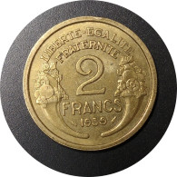 Monnaie France - 1939 -  2 Franc "MORLON" Cupro Aluminium - 2 Francs