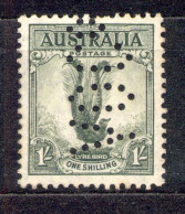 Australia Australien 1937 - Michel Nr. 148 A O Mit Perfin (Perforated Initials) - Used Stamps