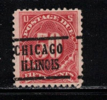 USA Scott # J67 Used - Postage Due - Chicago Precancel - Postage Due