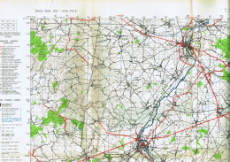 Institut Géographique Militaire Be - "ATH" - N° 38 - Edition: 1952 - Echelle 1/50.000 - Cartes Topographiques