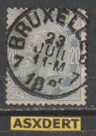 N° 39 Obl. Bruxelles 7 - 1883 Leopold II