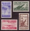 1961 TURKEY THE 17TH GRAND CONGRESS OF TURKISH AIR ASSOCIATION MINT WITHOUT GUM - Charity Stamps