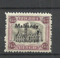 BELGIEN Belgium Belgique MALMEDY 1920 Michel 17 * - OC55/105 Eupen & Malmédy