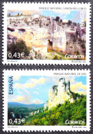 España Spain 2009  Parques Naturales Naturaleza  Mi 4402/03  Yv 4107/08  Edi 4480/81  Nuevo New MNH ** - Naturaleza