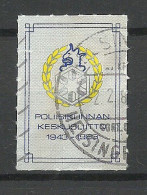 FINLAND 1983 Police Polizei Anniversary Vignette Poster Stamp O - Polizei - Gendarmerie