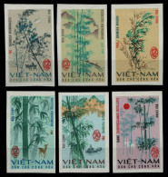 Vietnam 1967 - Mi-Nr. 469-474 U (*) - Ohne Gummi Verausgabt - Bambus / Bamboo - Viêt-Nam