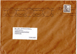 L73402 - Schweden - 1957 - 10o Gustav VI EF A DrucksBf MALMÖ -> Westdeutschland - Storia Postale