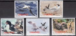 NEW ZEALAND 2014 Endangered Seabirds, Set Of 5 MNH - Meeuwen