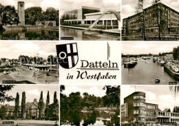 73865501 Datteln Ehrenmal Stadtbad Kinderklinik Neumarkt Hafen Rathaus Stadtpark - Datteln