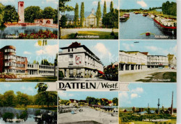 73865500 Datteln Ehrenmal Amtshaus Rathaus Hafen Gymnasium Hohe Strasse Neumarkt - Datteln
