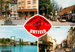 73865465 Datteln Fussgaengerzone Neumarkt Altstadt Schleuse Hafen Hohe Strasse D - Datteln