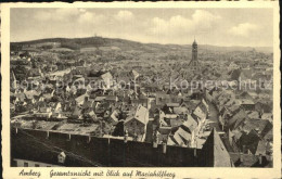 42590205 Amberg Oberpfalz Gesamtansicht Blick Auf Mariahilfberg Amberg - Amberg