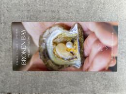 Brochure Huitres Perlieres / Oysters - Australia - Conchas Y Caracoles