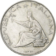 Italie, 500 Lire, 1961, Rome, TTB+, Argent, KM:99 - 500 Liras