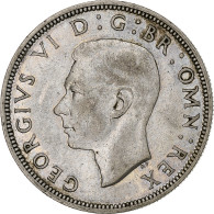 Grande-Bretagne, George VI, 1/2 Crown, 1942, TTB, Argent, KM:856 - K. 1/2 Crown