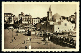 A65  ALGERIE CPA  ALGER - PLACE DU GOUVERNEMENT ET MOSQUEE DJEMAA DJEDID - Collezioni E Lotti