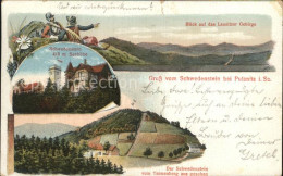 42584903 Pulsnitz Sachsen Panorama Lausitzer Gebirge Schwedenstein Aussichtsturm - Pulsnitz