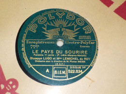 DISQUE 78 TOURS CHANSON GIUSEPPE LUGO ET LEMICHEL DU ROY 1934 - 78 G - Dischi Per Fonografi