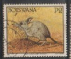 1976 BOTSWANA STAMP (USED) On Endangered Wildlife /Fauna/Mammals /Elephantulus Intufi /Bushveld Elephant Shrew - Rongeurs