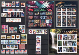 USA 2023 Year Set Pack,136 Stamps,Endangered,Waterfall,Christmas,Flag,Fox,Cat, Bus,Boat,Architecture ,MNH(**) - Ungebraucht