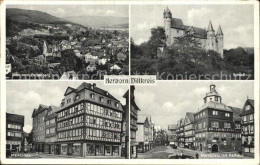 42571409 Herborn Hessen Gesamtansicht Marktplatz Rathaus Schloss Herborn - Herborn