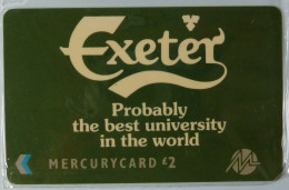 UK - Great Britain - Mercury - Paytelco - PYU007 - Exeter University - Mint Blister - [ 4] Mercury Communications & Paytelco