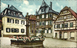 42570146 Heppenheim Bergstrasse Marktplatz Apotheke Brunnen Darmstaedter Hof Hep - Heppenheim