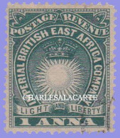 BRITISH EAST AFRICA  1890-1895  1a. BLUE-GREEN   GOOD/FINE USED  S.G 5 - Brits Oost-Afrika