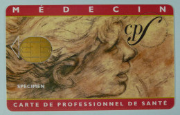 FRANCE - Chip - CPS - Smart Card - Medecin - Specimen - Otros & Sin Clasificación