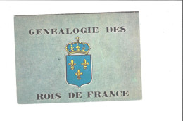 THEME GENEALOGIE DS ROIS DE FRANCE   TRYPTIQUE    ****      A  SAISIR ***** - Genealogy