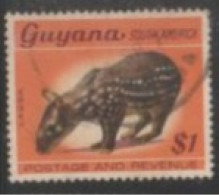 1968 GUYANA STAMP (USED) On Wildlife/Cuniculus Paca/Lowland Paca - Rodents