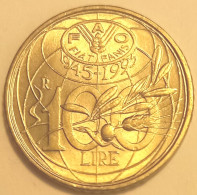 1995 - Italia 100 Lire FAO   ------ - 100 Liras