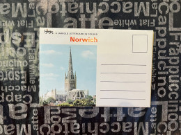 (Booklet 24-12-2023) Postcard Booklet - UK - Norwich (with Map) - Norwich