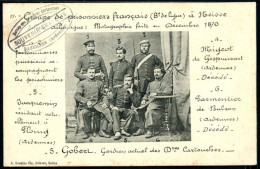 08 HEISSE - Groupe De Prisonniers Francais , Photographie Faite En Décembre 1870 - Sonstige & Ohne Zuordnung