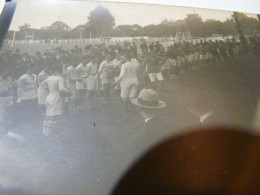 Carte Photo Années 20 Rencontre De Rugby à XV Sur Un Stade à Identifier Sport - Rugby