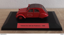 Citroen 2cv AZU De Pompiers St Foy Les Lyon 1960 - Norev