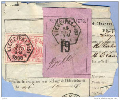 _V953:LIEGE(PALAIS)  > Brée : Fragment PETITS PAQUETS Met  " étiquette ": /   N° 19 : Type B:  SP11 - Dokumente & Fragmente