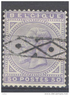 _Ni208 :  N° 41: Roulette Stempel - 1883 Leopold II