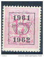 _Ni853 Ocb:N° V716: 1961 //1962 : ** (= Postfris) - Typos 1951-80 (Ziffer Auf Löwe)