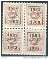 _Ni845: Ocb:N° V725 In Blok Van 4: (**: Postfris) 1962 / 1963 - Typografisch 1967-85 (Leeuw Met Banderole)