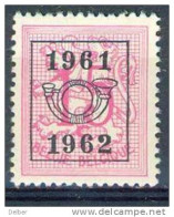 _Ni861 Ocb:N° V716: 1961 //1962 : ** (= Postfris) - Typos 1951-80 (Ziffer Auf Löwe)