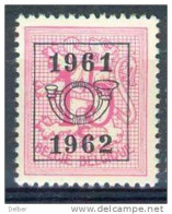 _Ni862 Ocb:N° V716: 1961 //1962 : ** (= Postfris) - Typos 1951-80 (Ziffer Auf Löwe)