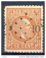 _Ni888: NVPH:N° 9: Puntstempel: 10: DJOKJOKARTA - Nederlands-Indië