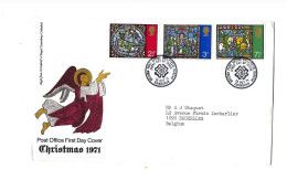 Noël 1971. Format: 12 X 19 Centimètres. - 1952-1971 Dezimalausgaben (Vorläufer)