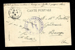CP  Souvenir Du MANS    Cachet " Commission  Militaire Gare LE MANS ....   " 1915 - 1914-18