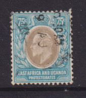 EAST AFRICA  AND UGANDA  -  1907 Edward VII 75c Used As Scan - Protettorati De Africa Orientale E Uganda